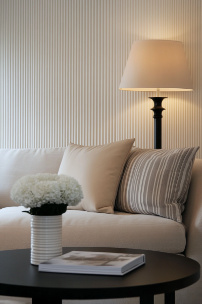 Стеновые панели LAVENO 300x20 мм, цвет Cezar, белый матовый, 2,70 м