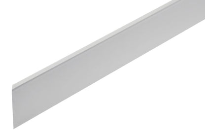 MDF strip 60x11mm R3 Corner [1set=24pcs] L=0.38m White RAL9003 semi-matt varnish