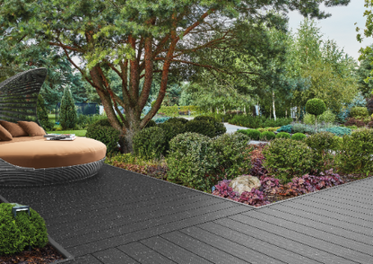 Garden finishing strip 35x35mm Cezar Basalt Grey RAL7012 2.20m