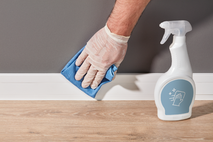 Listwa przypodłogowa PVC Hi Line 23,4x75mm Cezar Biały RAL9003 Mat 2,50m