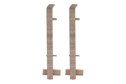 Connector for MASTERLINE skirting board 13x80mm 1 set = 2 pcs Cezar Light Coffee Mat