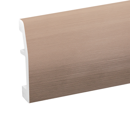 Listwa przypodłogowa LPC-06 69x14mm Cezar Szampan Szczotkowany Połysk 2,44m