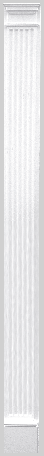 Настенная дверца для камина KDS-03 Cezar White