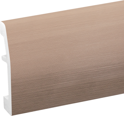 Listwa przypodłogowa LPC-06 69x14mm Cezar Szampan Szczotkowany Połysk 2,44m