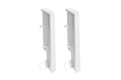 Connector for MASTERLINE skirting board 15x60mm 1 set = 2 pcs Cezar White RAL9003 Matt