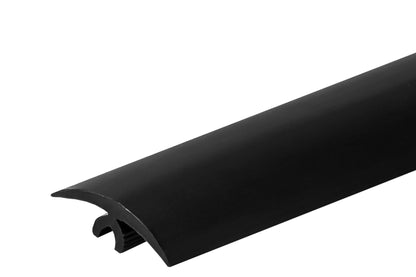 Listwa wykończeniowa PVC flex line Cezar Czarny RAL9005 Mat 3m