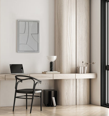 Wall Decor 350x500x18mm ABSTRACT 3 MURSO Bianco