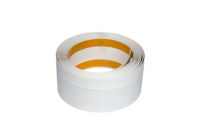 Гибкий отделочный профиль Finish Flex PVC матовый 52 мм 3 м Белый