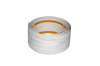 Гибкий отделочный профиль Finish Flex PVC матовый 52 мм 3 м Белый дуб