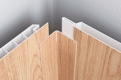 Гибкий отделочный профиль Finish Flex PVC матовый 52 мм 3 м Белый