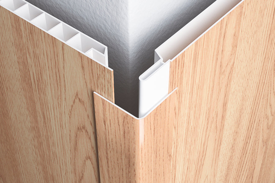 Elastyczny profil wykończeniowy Finish Flex PVC mat 52mm 3m Dąb Klasyczny