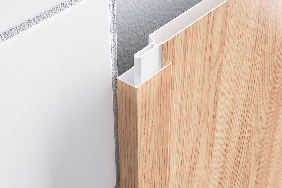 Elastyczny profil wykończeniowy Finish Flex PVC mat 52mm 3m Dąb Klasyczny