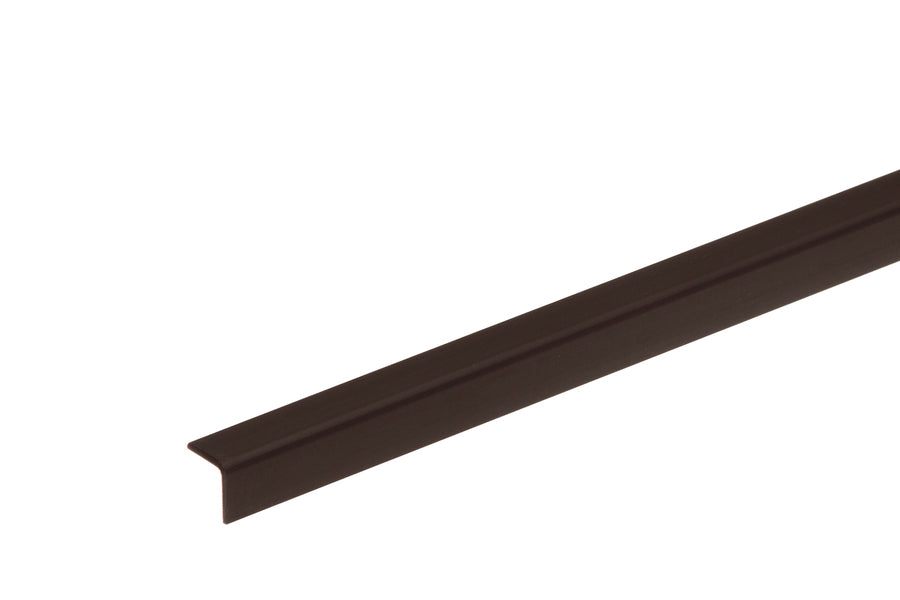 PVC corner protection profile 10x10x1.1mm 1m Brown