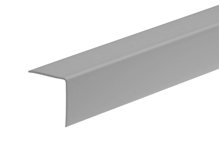 PVC profile angle 25x25x1.1mm L= 1.00m Dark Gray 7037