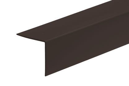 ПВХ угловой защитный профиль 35x35x1,1 мм 2,75 м, коричневый