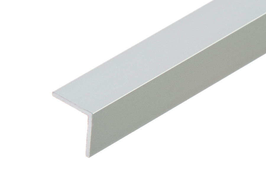 Protective profile angle aluminum anode 15x15x1.5mm 1m Silver