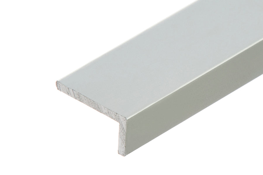 Protective profile angle aluminum anode 20x10x2mm 1m Silver