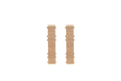 Connector for Hi-Line skirting board matt lemon 2 pcs.