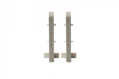 End caps for MASTERLINE strip 17.1x61.5mm strip connector 1 set = 2 pcs Goth Clear Mat
