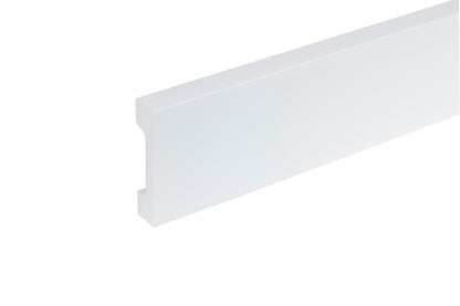 Door trims cut 45° Elegance primer paint 58x12mm 2.2m White 3pcs.