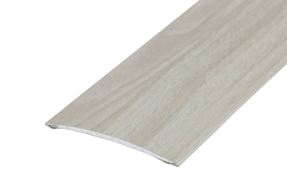 Oval threshold profile glued aluminum laminate 80mm 1m Village Oak
