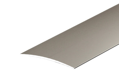 Oval threshold profile glued aluminum anode 80mm 2m Champagne