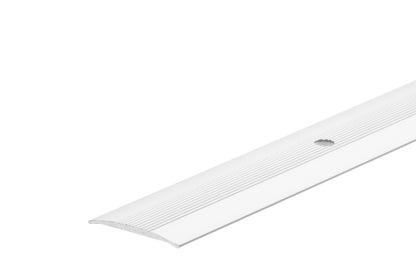 Profil progowy owalny z ryflem aluminium anoda 38mm 0,9m Srebrny