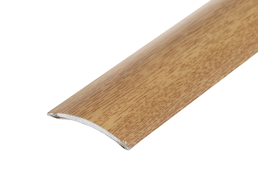 AL protective strip, oval, wide, 40mm, glued, L= 1.80m, Noble Oak