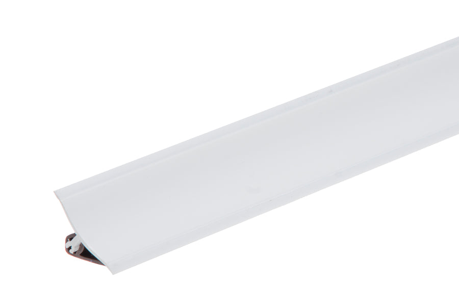 Listwa przyblatowa wklęsła szeroka BL 33mm PVC 3m Biała Zimna Połysk