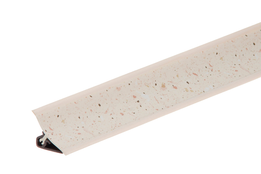 Широкая вогнутая планка для столешницы BL 33 мм ПВХ 3 м Песочный