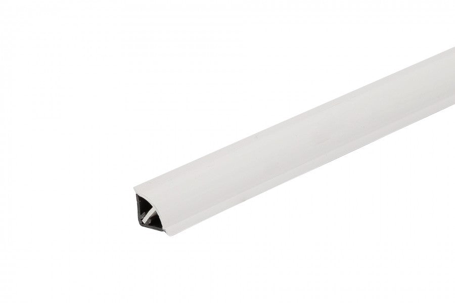 Listwa przyblatowa wypukła wąska BL 22mm PVC 3m Biała