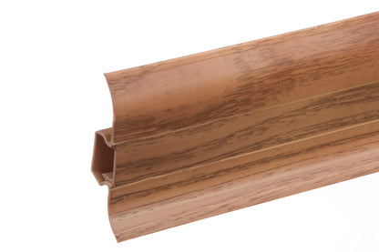 PVC Premium Classic Skirting Board 22x59mm L=2.20m Tasmanian Wood Matt