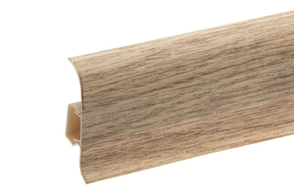 PVC Premium Classic skirting board 22x59mm L= 2.20m Nevada Oak Matt