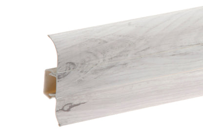 PVC Premium Classic skirting board 22x59mm L= 2.20m Oak Chillout Matt