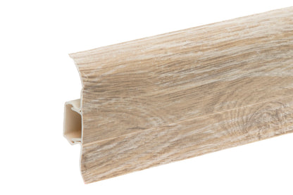 PVC Premium Classic skirting board 22x59mm L= 2.20m Yokohama Oak Matt