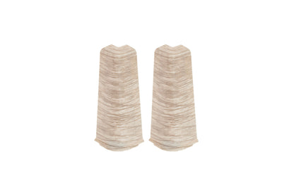 External corner for Hi-Line skirting board, matt Bilbao Oak, 2 pcs.