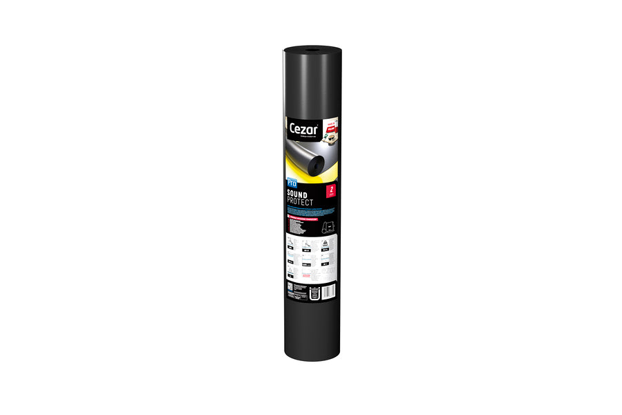Underlay for underfloor heating panels 2mm Pro Sound Protect roll 15m2