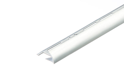 Profil krawędziowy owalny aluminium naturalne 10mm 1m Srebrny