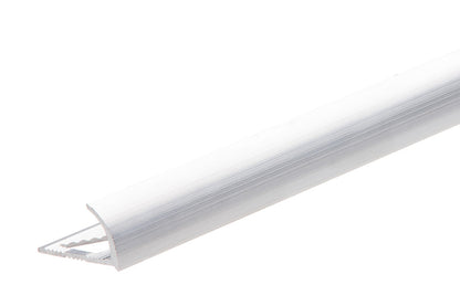 Profil krawędziowy owalny aluminium naturalne 12mm 1m Srebrny