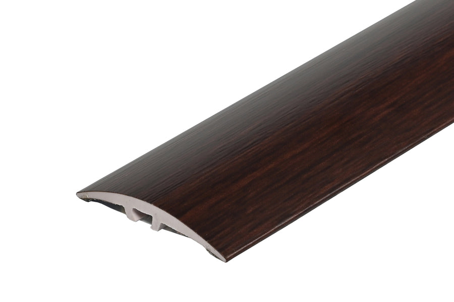 Profil progowy wciskany PVC laminat 40mm 2,7m Orzech Ciemny