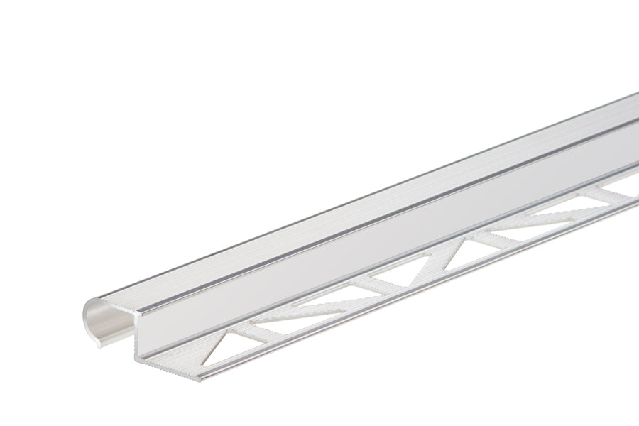 Stair profile AL zet oval L= 2.50m Silver EXTERNAL K15