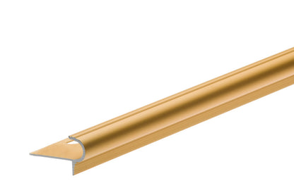 Profil schodowy półokrągły duży aluminium anoda 2,5m Złoty