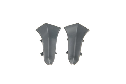 Внутренний угол для плинтуса премиум-класса, матово-серый, 2 шт.