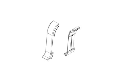 Premium matt skirting board connector Modena Oak 2 pcs.