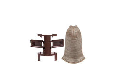 External corner + RAK for Premium matt Sommer Oak skirting board 2 pcs.