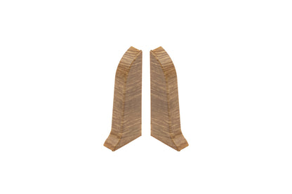 Левая и правая торцевые заглушки для плинтуса Premium Matte Newport Oak (2 шт.).
