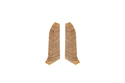 Левая и правая торцевые заглушки для плинтуса Premium matt Reduty Oak (2 шт.).