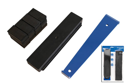 Zestaw montażowy do podłóg kliny dylatacyjne + klocek + docisk 52szt.