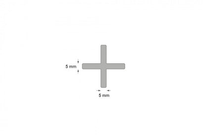 Tile crosses 5 mm 75 pcs.
