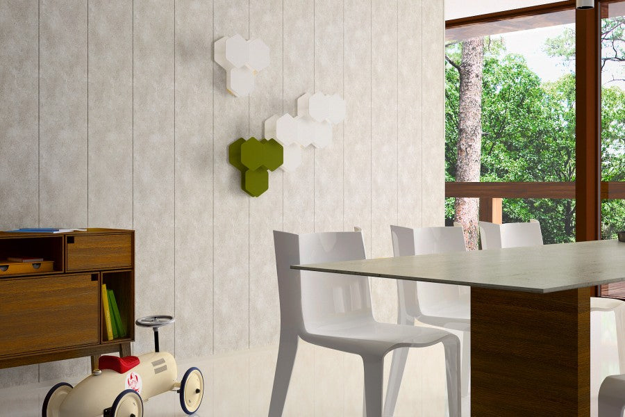 Matt PVC wall panel 25cm 2.7m Marble Gray 1 pack = 24 pieces